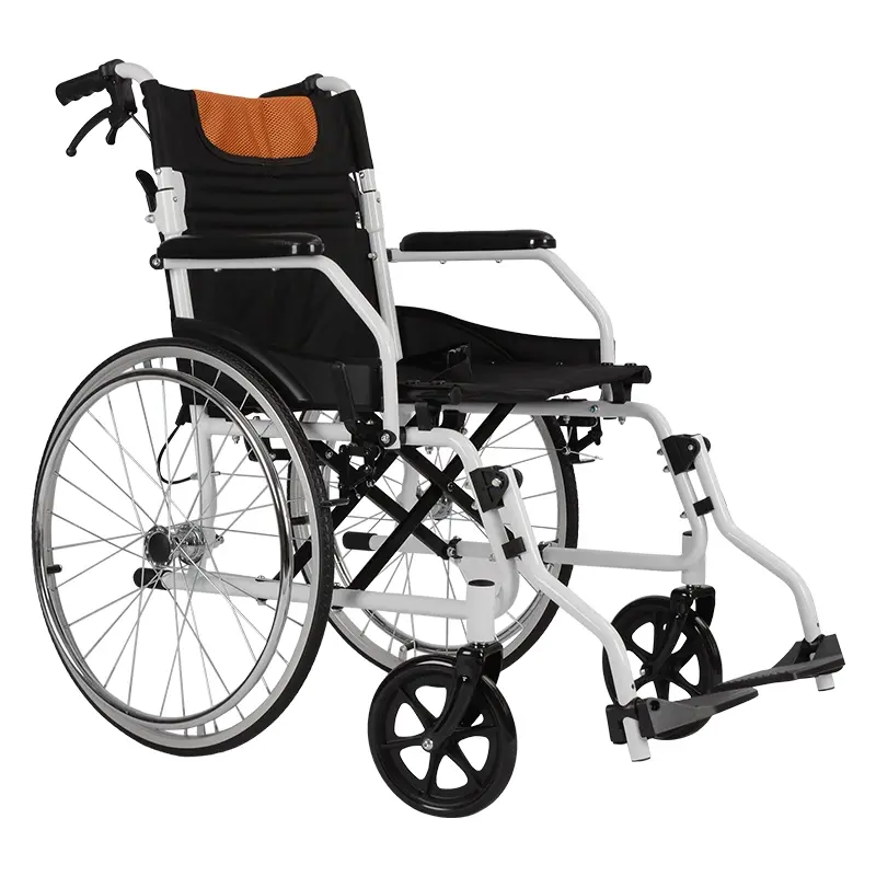 Mobilità disabilitata sedia a rotelle pieghevole anziani