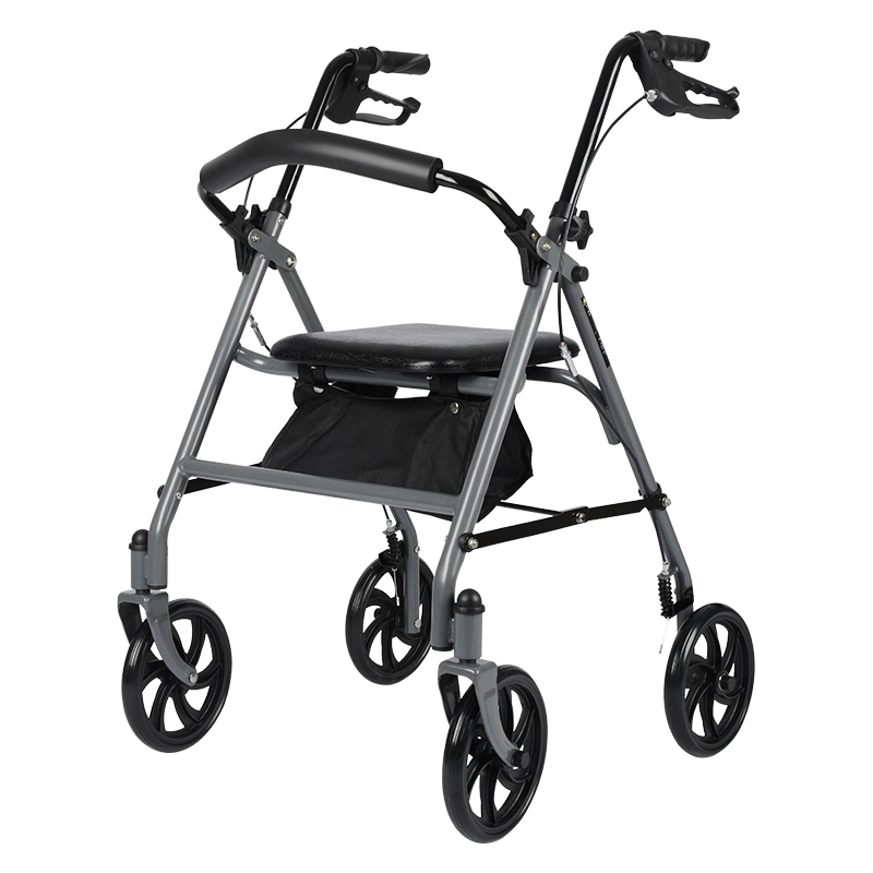 Walker a rotolatore all'aperto con sedile